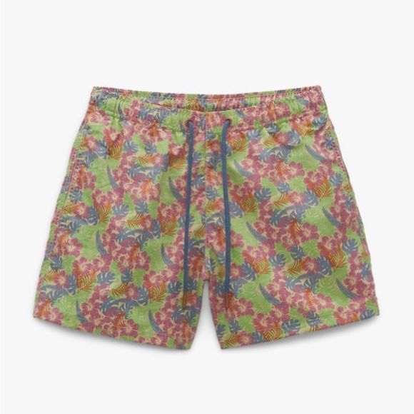BNWOT Zara floral print swimming trunks. - Picture 4 of 9